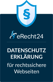 Wir sind Agenturpartner von eRecht24 Rechtsanwalt Sren Siebert. Das bedeutet mehr Rechtssicherheit von eRecht24 fr die Kunden-Webseiten von GS Werbung + Webservice