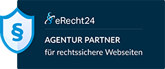 Wir sind Agenturpartner von eRecht24 Premium. Das bedeutet mehr Rechtssicherheit von eRecht24 fr die Kunden-Webseiten von GS Werbung + Webservice